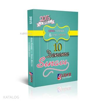 2015 KPSS Genel Yetenek Genel Kültür 10'lu Deneme