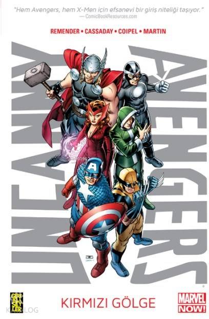  Uncanny Avengers Marvel NOW 1 Kırmızı Gölge | Burç Üner | John Cassaday | Rick Remender | Gerekli Şeyler | 9786055015442 | 