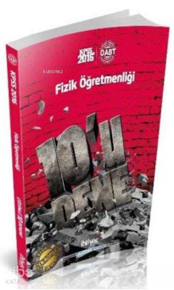 Öabt Kpss Fizik Öğretmenliği; 10 lu Deneme 2016