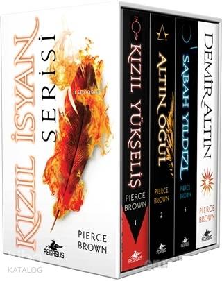  Kızıl İsyan Serisi Kutulu Özel Set (4 Kitap Takım) | Pierce Brown | Tuğçe KayıtmazSelim Yeniçeri | Pegasus Yayıncılık | 9786052996782 | 