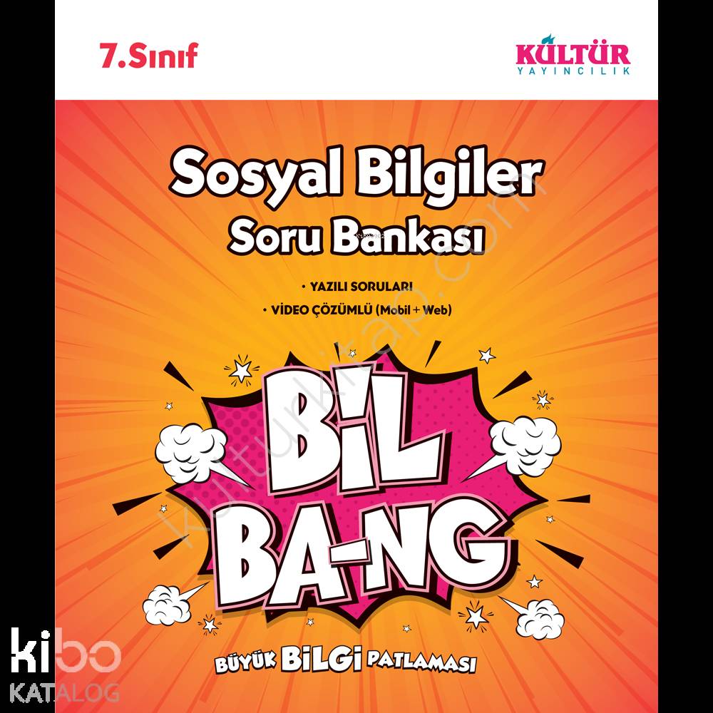 Kültür Yayınları 7. Sınıf Bil Bang Sosyal Bilgiler Soru Bankası Kültür 
