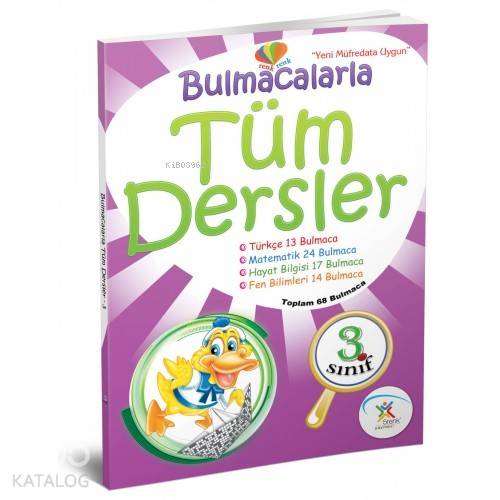 5 Renk Yayınları 3. Sınıf Bulmacalarla Tüm Dersler 5 Renk 