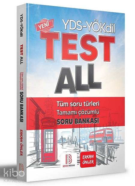 YÖKDİL - YDS Test All Tüm Soru Türleri Özgün Soru Bankası Benim Hocam Yayınları