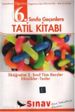 6. Sınıfa Geçenlere Tatil Kitabı; Tüm Dersler - Etkinlikler - Testler