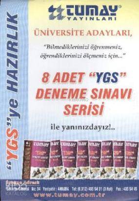 YGS| Deneme Sınavı Serisi; 8 Adet