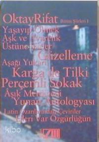  Bütün Şiirleri 1 | Oktay Rifat | Adam Yayınları | 9789754185782 | 