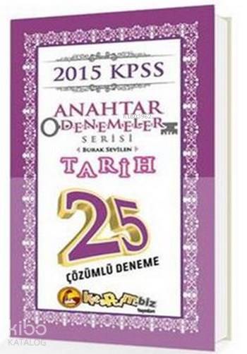 KPSS Tarih 25 Çözümlü Anahtar Deneme 2015