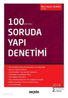  100 Soruda Yapı Denetimi | 100 Soruda Yapı Denetimi | İlker Hasan Duman | Seçkin Yayıncılık | 9789750248016 