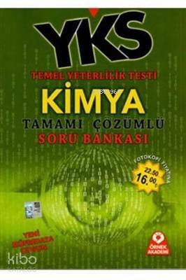 YKS-TYT Kimya Tamamı Çözümlü Soru Bankası