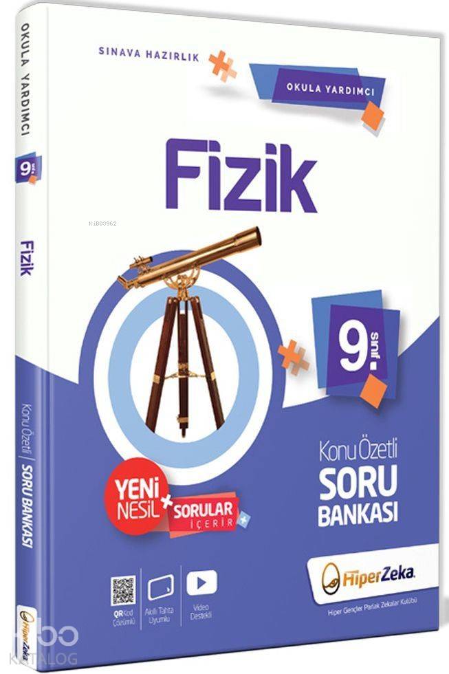 Hiper Zeka Yayınları 9. Sınıf Fizik Konu Özetli Soru Bankası Hiper Zeka 