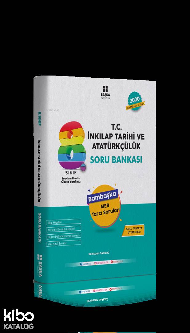 Başka Yayınları 8. Sınıf LGS T.C. İnkılap Tarihi ve Atatürkçülük Bambaşka Soru Bankası Başka