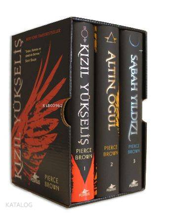  Kızıl İsyan Serisi Özel Kutulu Set (Ciltli) 3 Kitap | Pierce Brown | Pegasus Yayıncılık | 9786052990322 | 