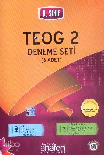 8. Sınıf TEOG 2 Deneme Seti (6 Adet)