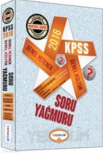 KPSS Genel Kültür Genel Yetenek Tüm Dersler Soru Yağmuru 2016