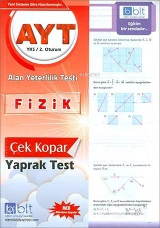  AYT Fizik Yaprak Test | AYT Fizik Yaprak Test | Kolektif | Bulut Eğitim ve Kültür Yayınları | 9789752461932 