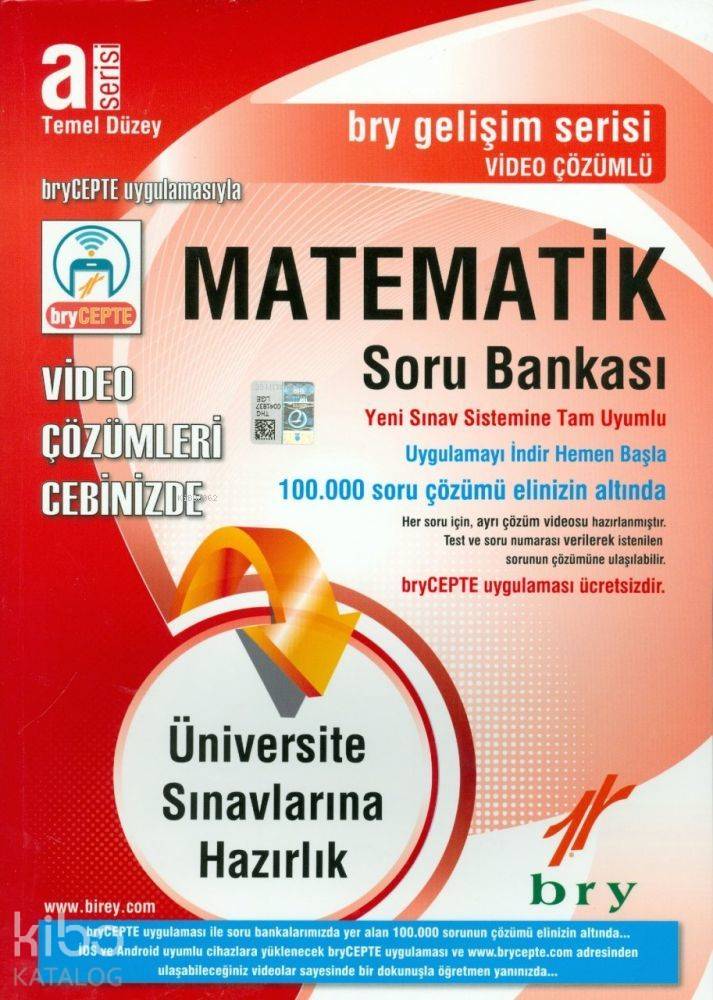 Birey Yayınları Matematik A Serisi Temel Düzey Soru Bankası Birey Eğitim 