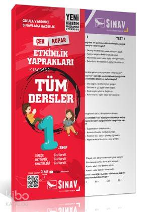 Sınav Yayınları 1. Sınıf Tüm Dersler Yaprak Test