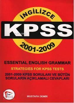 KPSS İngilizce 2001-2009; Açıklamalı Soru Cevapları