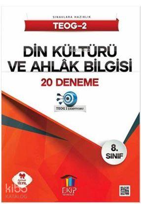 8. Sınıf TEOG-2 Din Kültürü ve Ahlak Bilgisi 20 Deneme