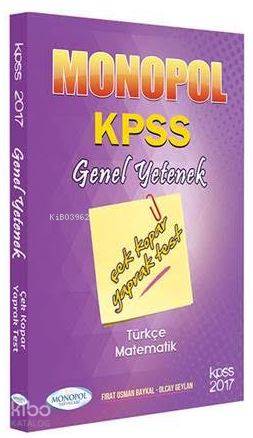 2017 KPSS Genel Yetenek Çek Kopar Yaprak Test