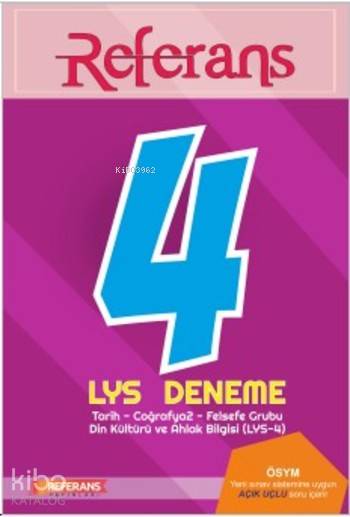 LYS - 4 Tarih - Coğrafya 2 - Felsefe Grubu; Din Kültürü ve Ahlak Bilgisi 4 Deneme 2017
