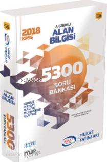 2018 KPSS A Grubu Alan Bilgisi 5300 Soru Bankası