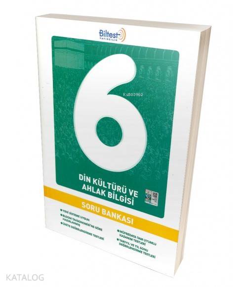 Biltest Yayınları 6. Sınıf Din Kültürü ve Ahlak Bilgisi Soru Bankası Biltest