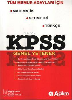 KPSS Genel Yetenek; Konu Anlatımlı