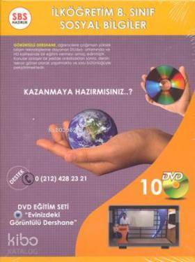 SBS 8. Sınıf Sosyal Bilgiler Görüntülü DVD Seti (10 DVD)