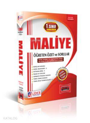 1. Sınıf Bahar Dönemi Maliye Öğreten Özet ve Sorular