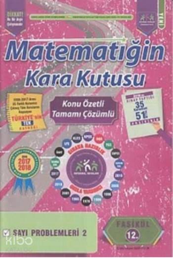 Matematiğin Kara Kutusu Konu Özetli Tamamı Çözümlü; 12.Fasikül