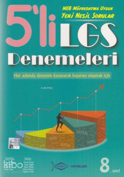 Etkin Yayınları 5'li LGS Denemeleri Yeni