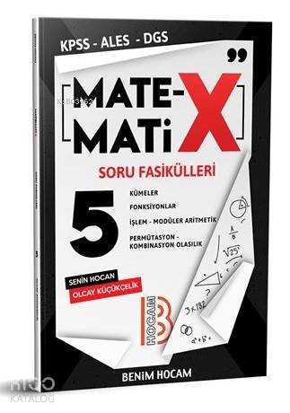 2020 KPSS ALES DGS TYT Matematix Soru Fasikülleri-5 Benim Hocam Yayınları