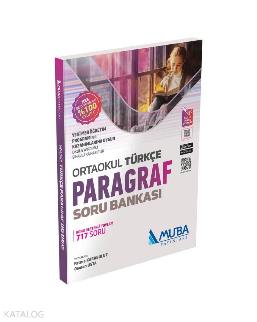 Muba Yayınları 5. 6. 7. 8. Sınıf Ortaokul Türkçe Paragraf Soru Bankası Muba 