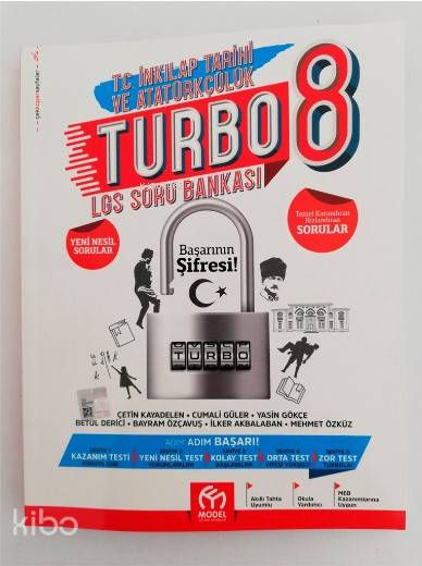 Model Eğitim Yayınları 8. Sınıf Turbo T.C. İnkilap Tarihi ve Atatürkçülük Soru Bankası