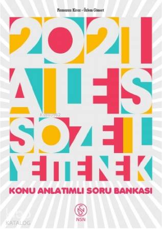 ALES Sözel Yetenek Konu Anlatımlı Soru Bankası | Kolektif | NSN Yayınevi | 9786254436970 | 