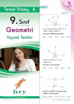 9. Sınıf Geometri Yaprak Testler Temel Düzey A