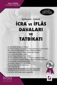  Açıklamalı İçtihatlı İcra ve İflas Davaları ve Tatbikatı | Hasan Özkan | Seçkin Yayıncılık | 9789753477642 | 