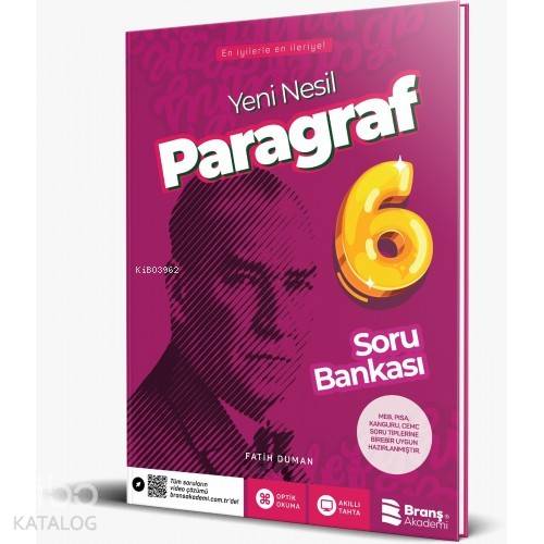 Branş Akademi Yayınları 6. Sınıf Paragraf Soru Bankası Branş Akademi 