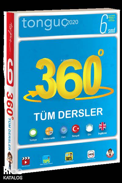 Tonguç Yayınları 6. Sınıf Tüm Dersler 360 Soru Bankası (Cep Kitabı) Tonguç 