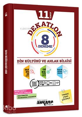  11Sınıf Dekatlon Din Kültürü ve Ahlak Bilgisi 12 Deneme | 11Sınıf Dekatlon Din Kültürü ve Ahlak Bilgisi 12 Deneme | Kolektif | Ankara Yayıncılık (Hazırlık) | 9786052663370 
