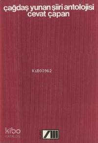  Çağdaş Yunan Şiir Antolojisi | Cevat Çapan | Adam Yayınları | 9789754188790 | 