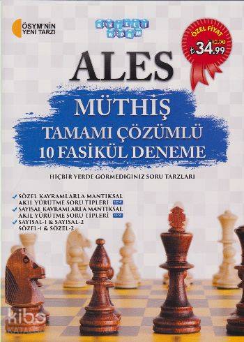 ALES Müthiş Tamamı Çözümlü 10 Fasikül Deneme