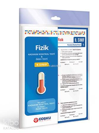 9. Sınıf Fizik; 16 Adet  KKT & 16 Adet ÖT