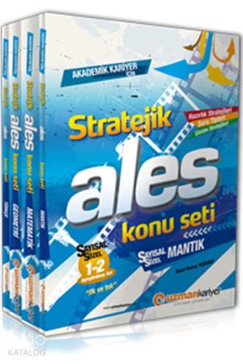 Stratejik ALES Konu Anlatımlı Set; Türkçe, Matematik, Geometri ve Sayısal - Sözel Mantık - 2015
