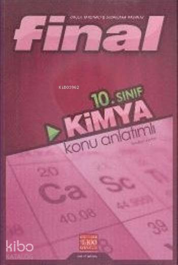 10. Sınıf Kimya Konu Anlatımlı