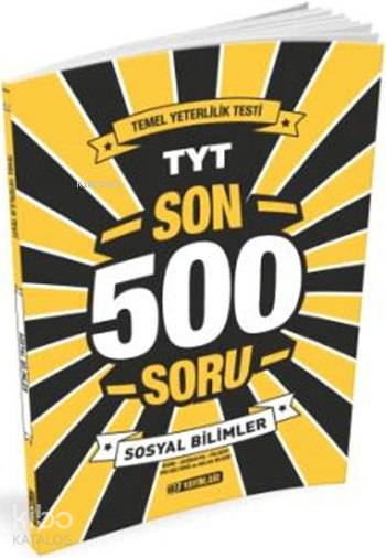 TYT Son 500 Soru Sosyal Bilimler