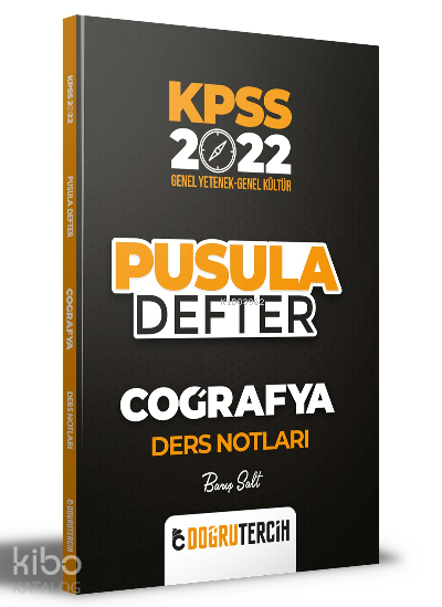 2022 KPSS Coğrafya Pusula Defter Ders Notları