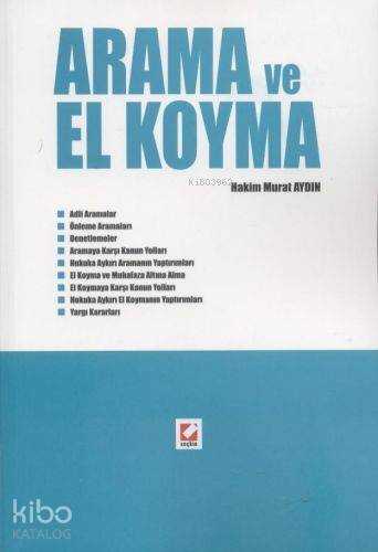  Arama ve El Koyma | Arama ve El Koyma | Murat Aydın | Seçkin Yayıncılık | 9789750209437 