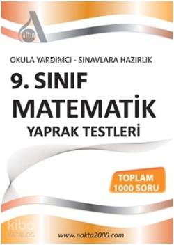 9. Sınıf Matematik Yaprak Test; Okula Yardımcı - Sınavlara Hazırlık